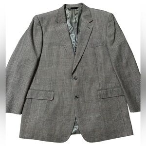 Brooks Brothers 346 Gray Glen Plaid Sport Coat Blazer 100% Lambswool
